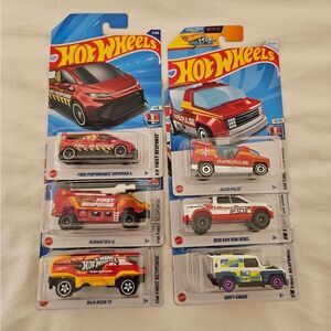 HotWheels First Response Set Of 6 Cars